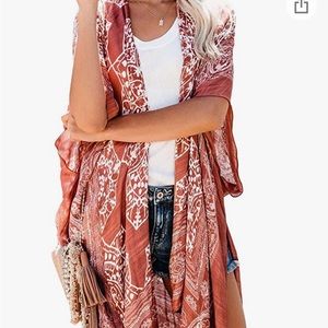 Womens Kimono Casual Cardigans Loose Cover ups